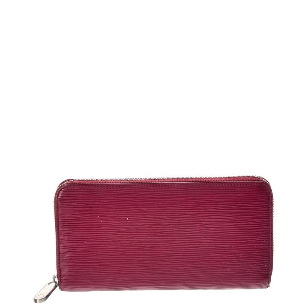 Louis Vuitton Pink Calf Leather Zippy Wallet (Authentic Pre-Loved)